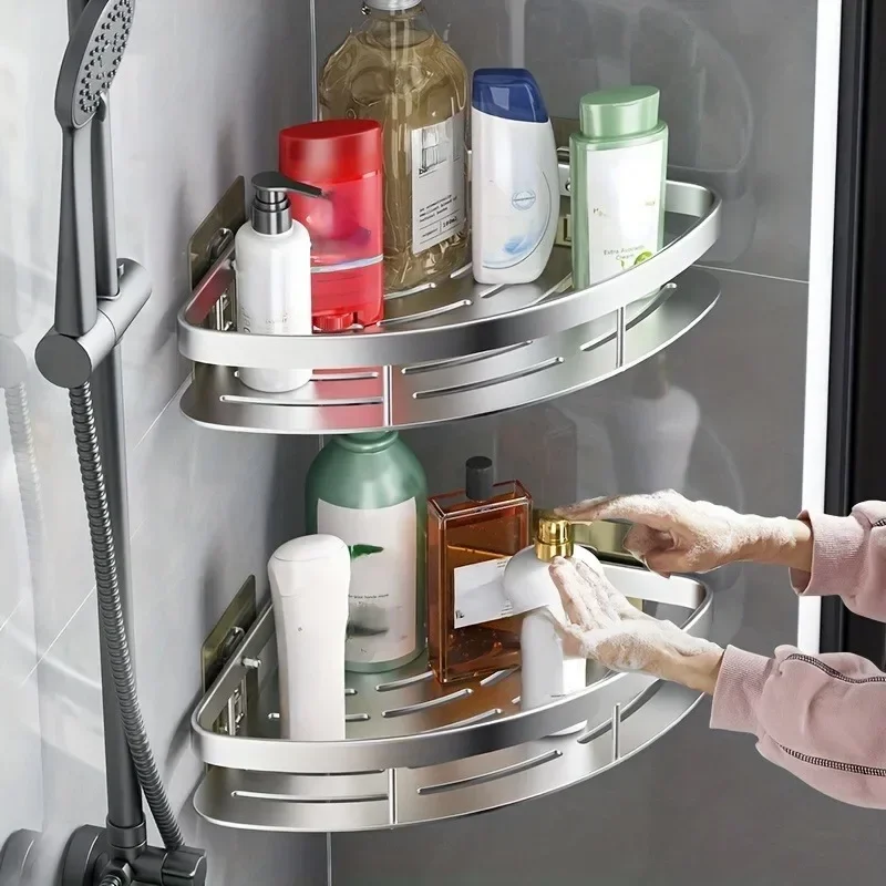 Kitchen Appliances Cabinet - Banyo için Depolama Rafı, Alüminyum Şampuan