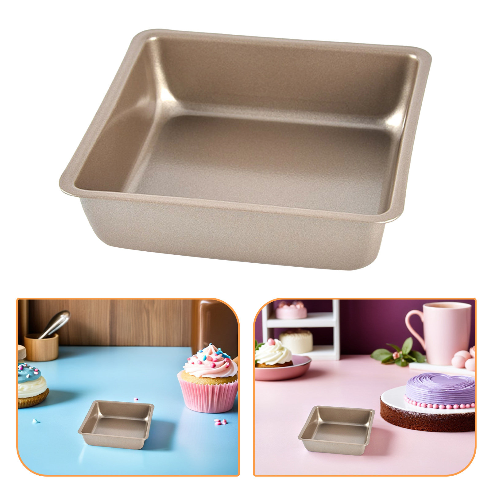 4 Adet 4 İnç Kare Yapışmaz Kar - Toaster incelemesi ve fiyatı